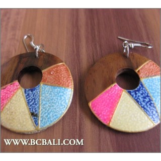 Cheap Price Earrings Wooden Alot Package Free 